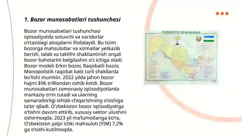 Oʻzbekiston Respublikasining bozor munosabatlariga oʻtish kontseptsiyasi va strategiyasi 3