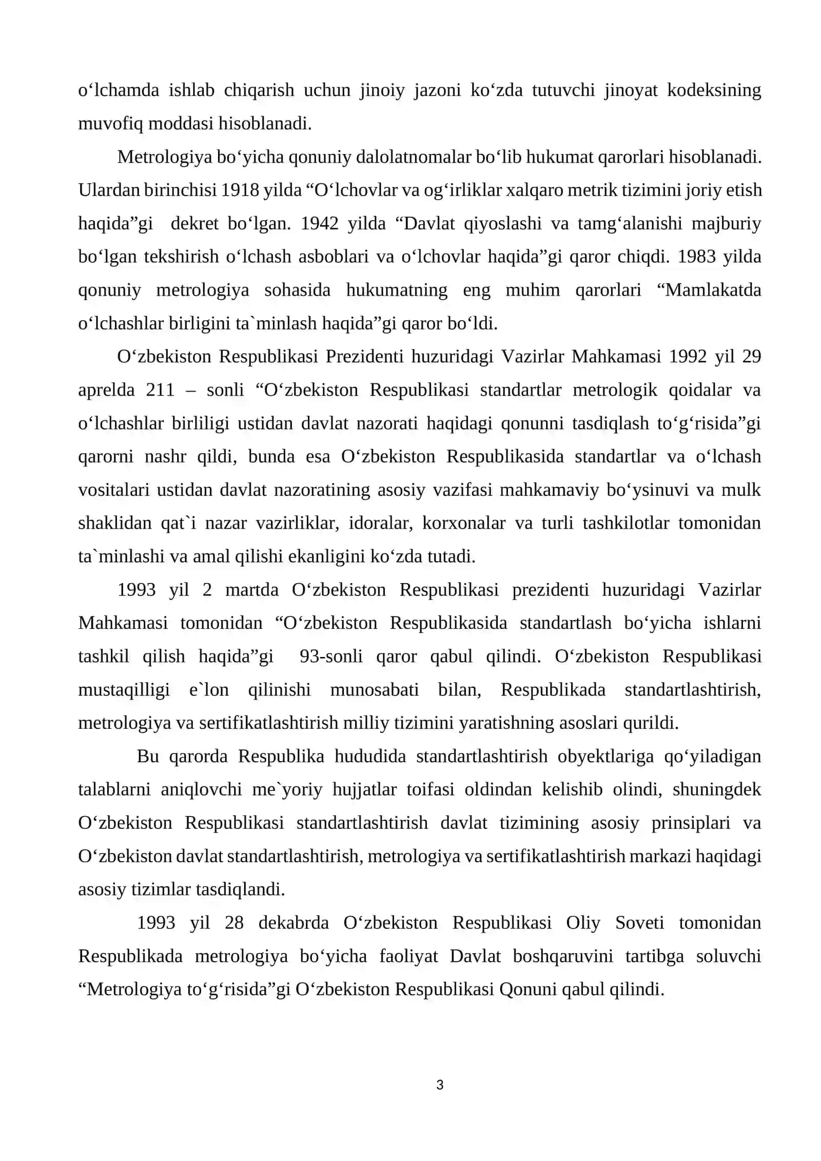 O'lchash sifat mezonlari 3