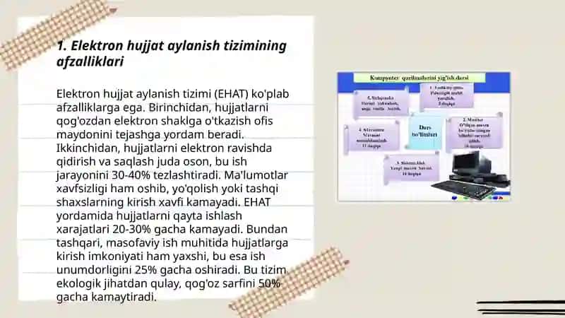 Elektron hujjat aylanish tizimini ishlab chiqish 3
