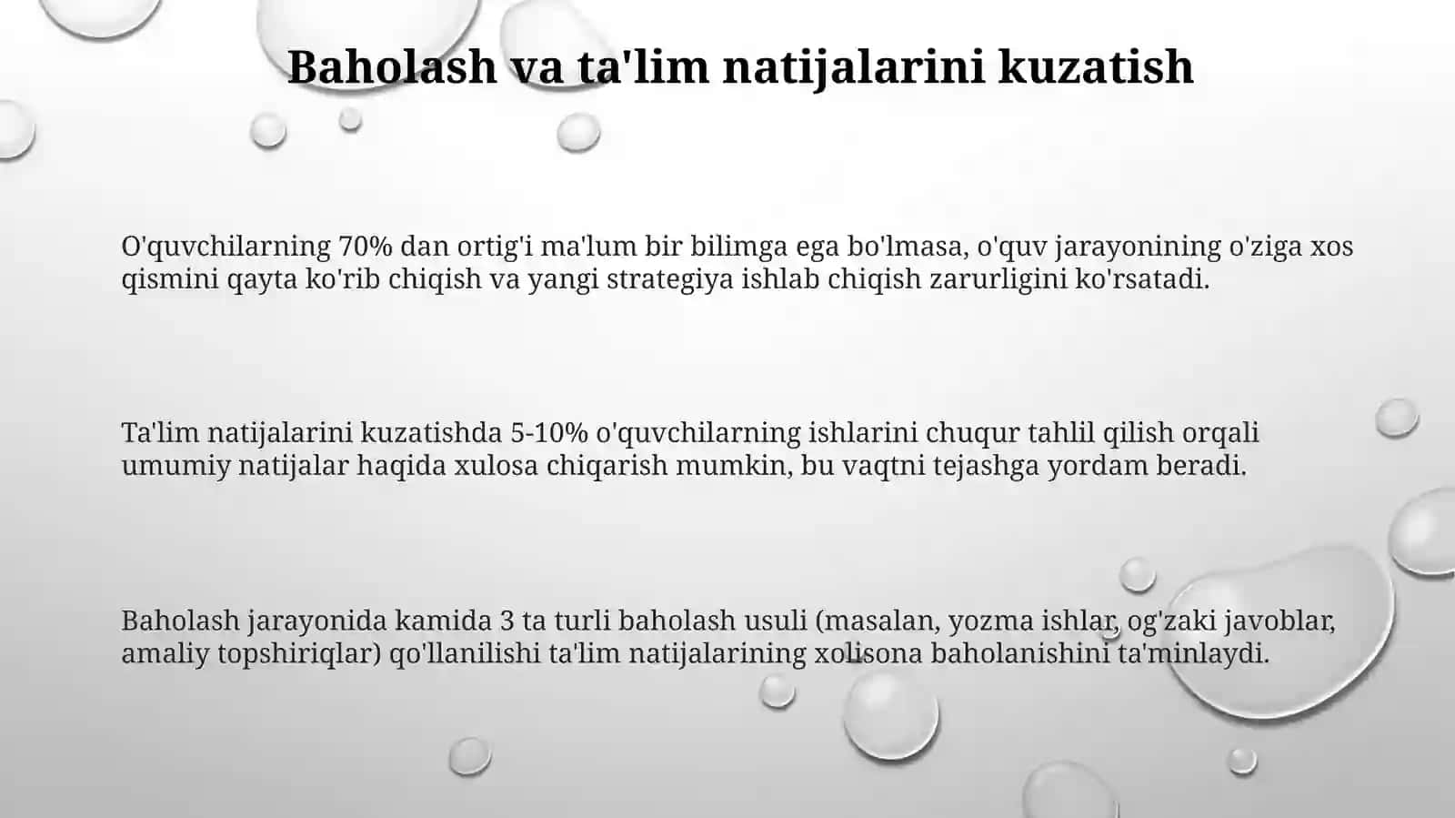 Darsni tashkiletishga qoʻyiladigan didaktik talablar 3