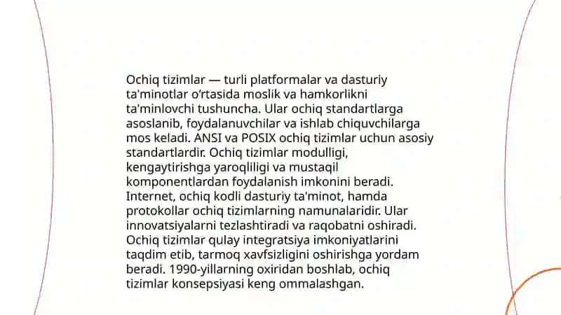 Ochiq va yopiq tizimlar haqida tushuncha 3