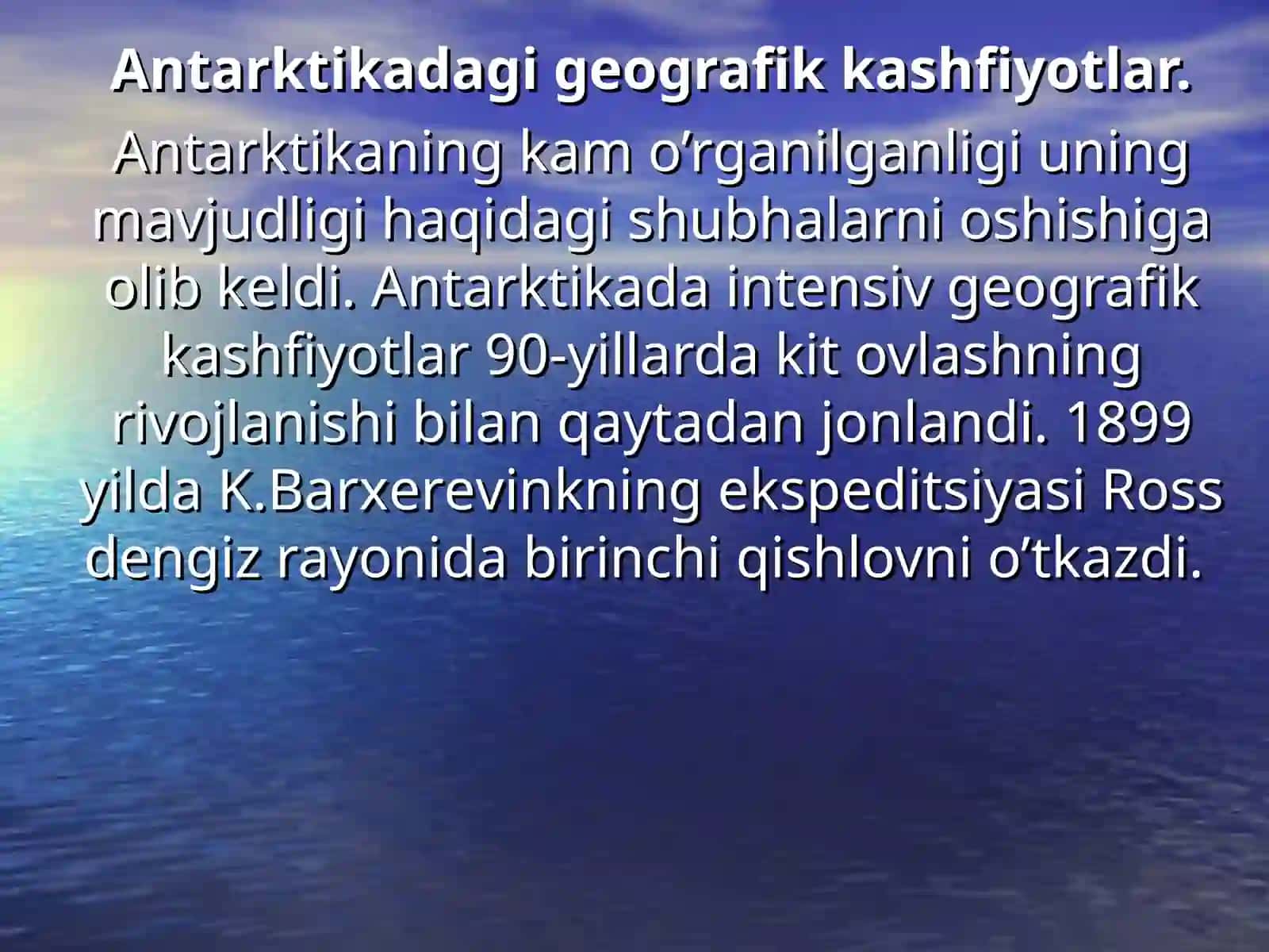 Antarktikadagi gеografik kashfiyotlar 3