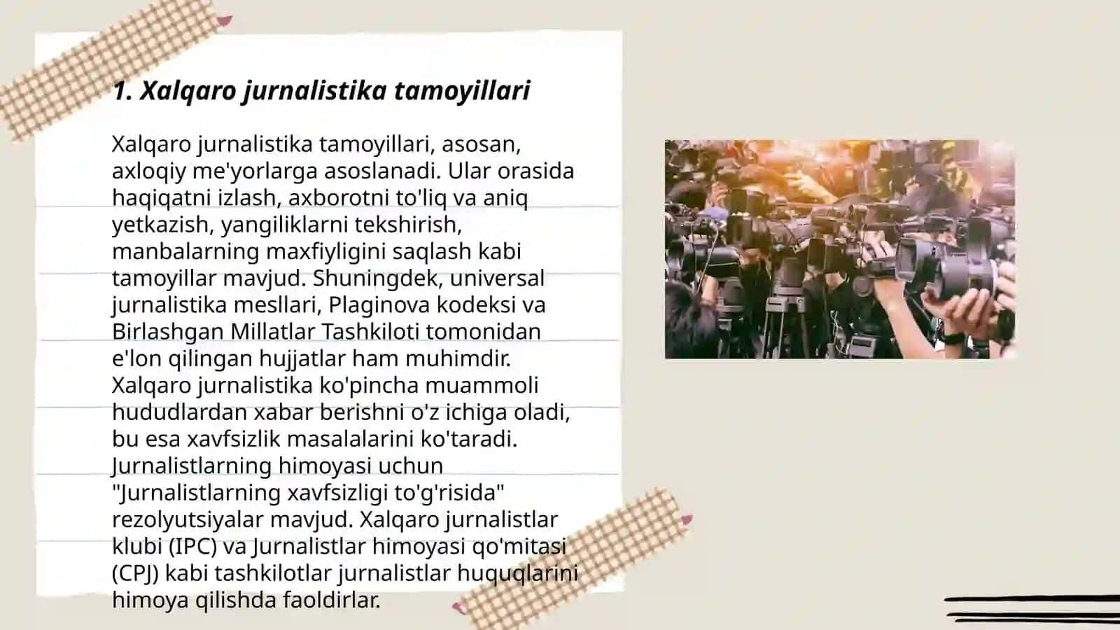 Xalqaro jurnalist ijodida sharhlash hususiyatlari 3