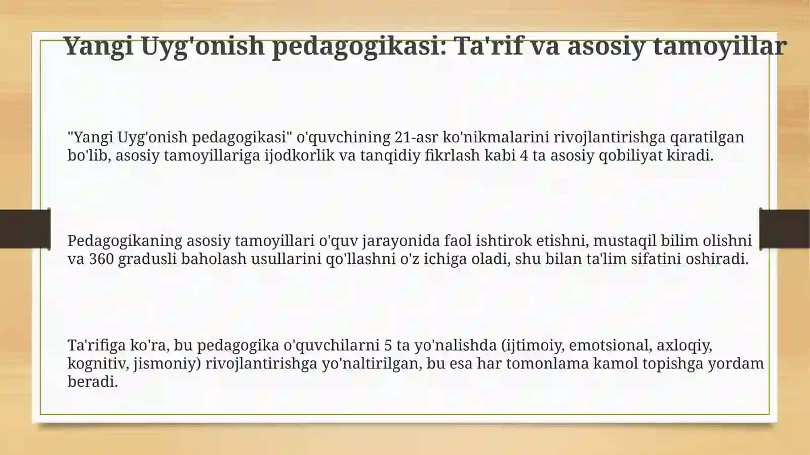 Yangi Uyg'onish pedagogikasi 3