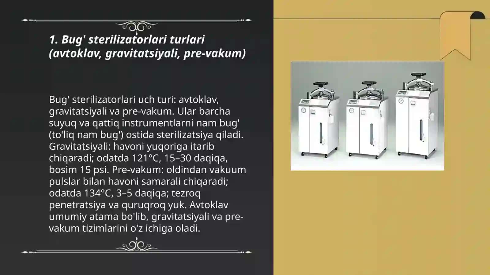 Bug'sterilizatorlari va ularning ishlash Prinsipi 3