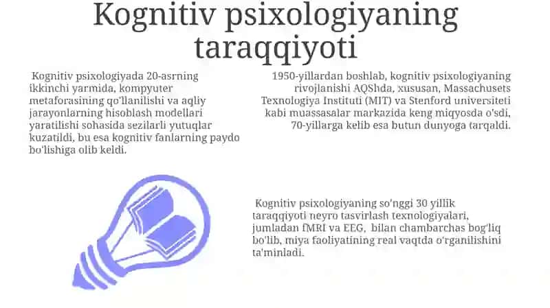 Psixologiya rivojlanishining asosiy tendentsiyalari 3
