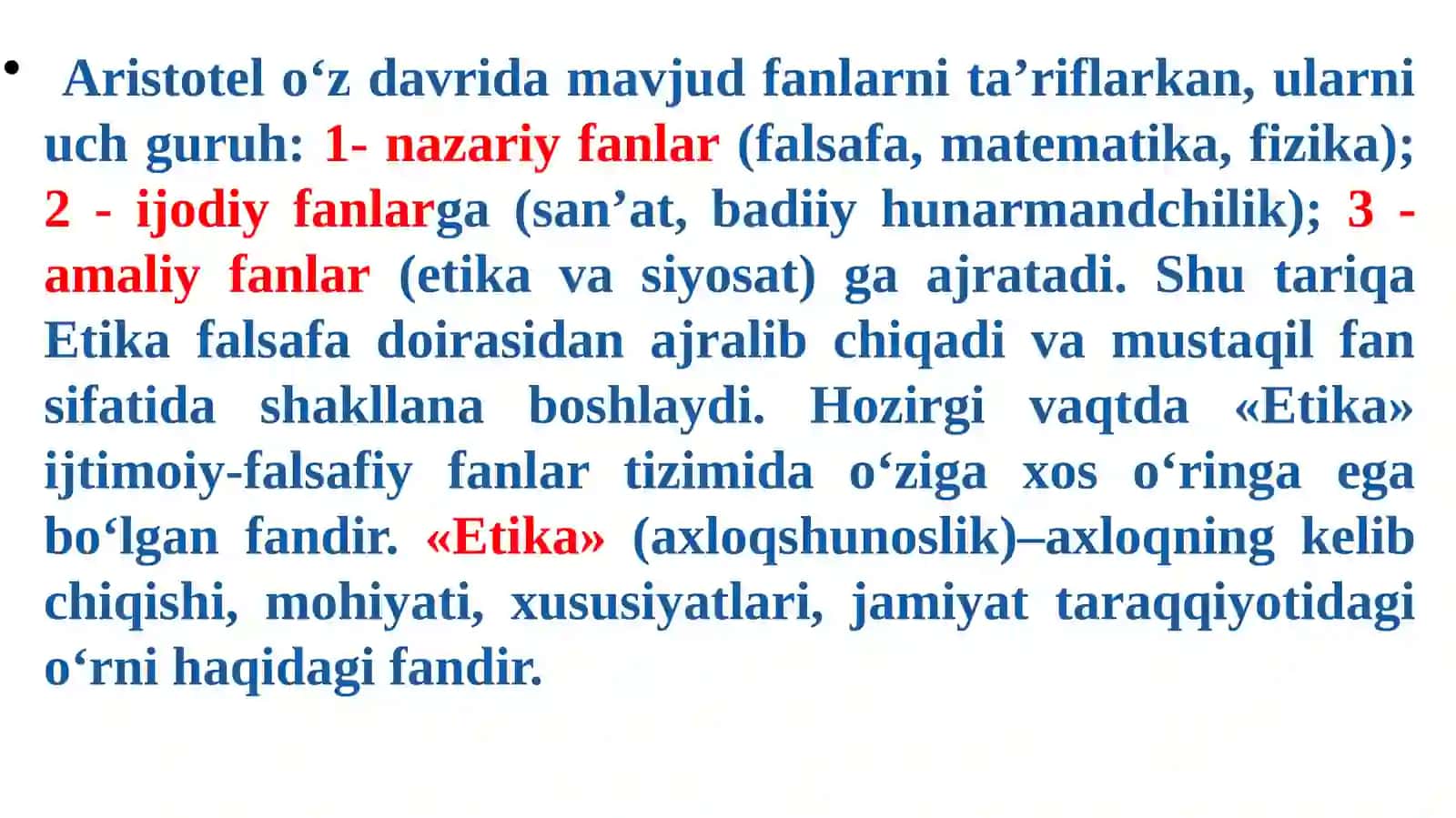 AXLOQFALSAFASI (ETIKA) 3