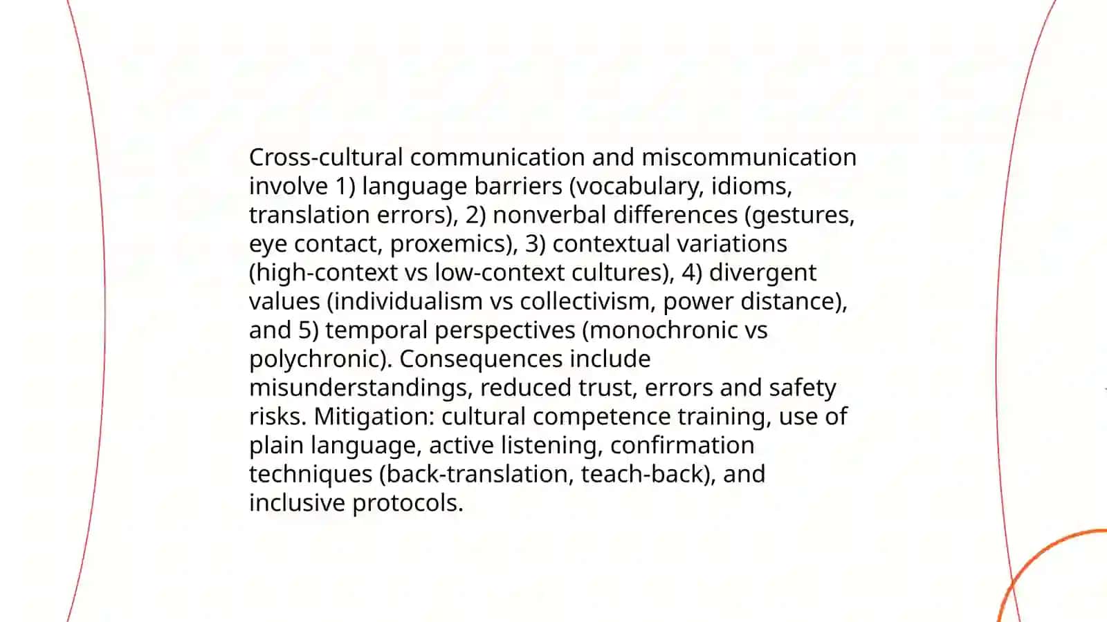 Cross-cultural Communication and Miscommunication 3