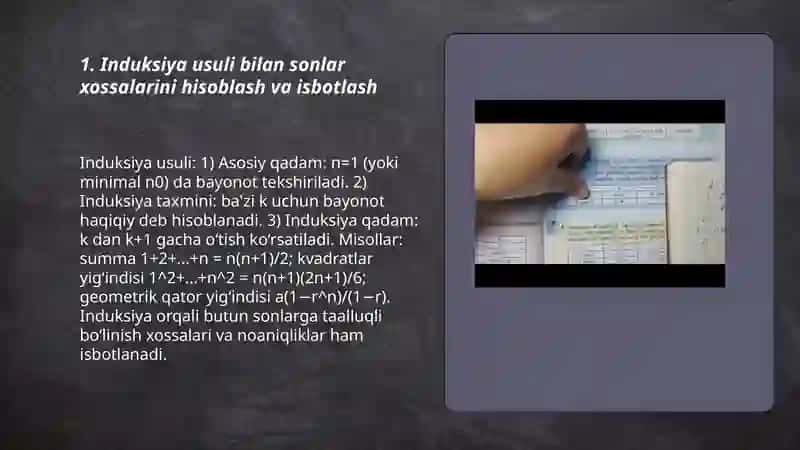 Induksiya usuli 3