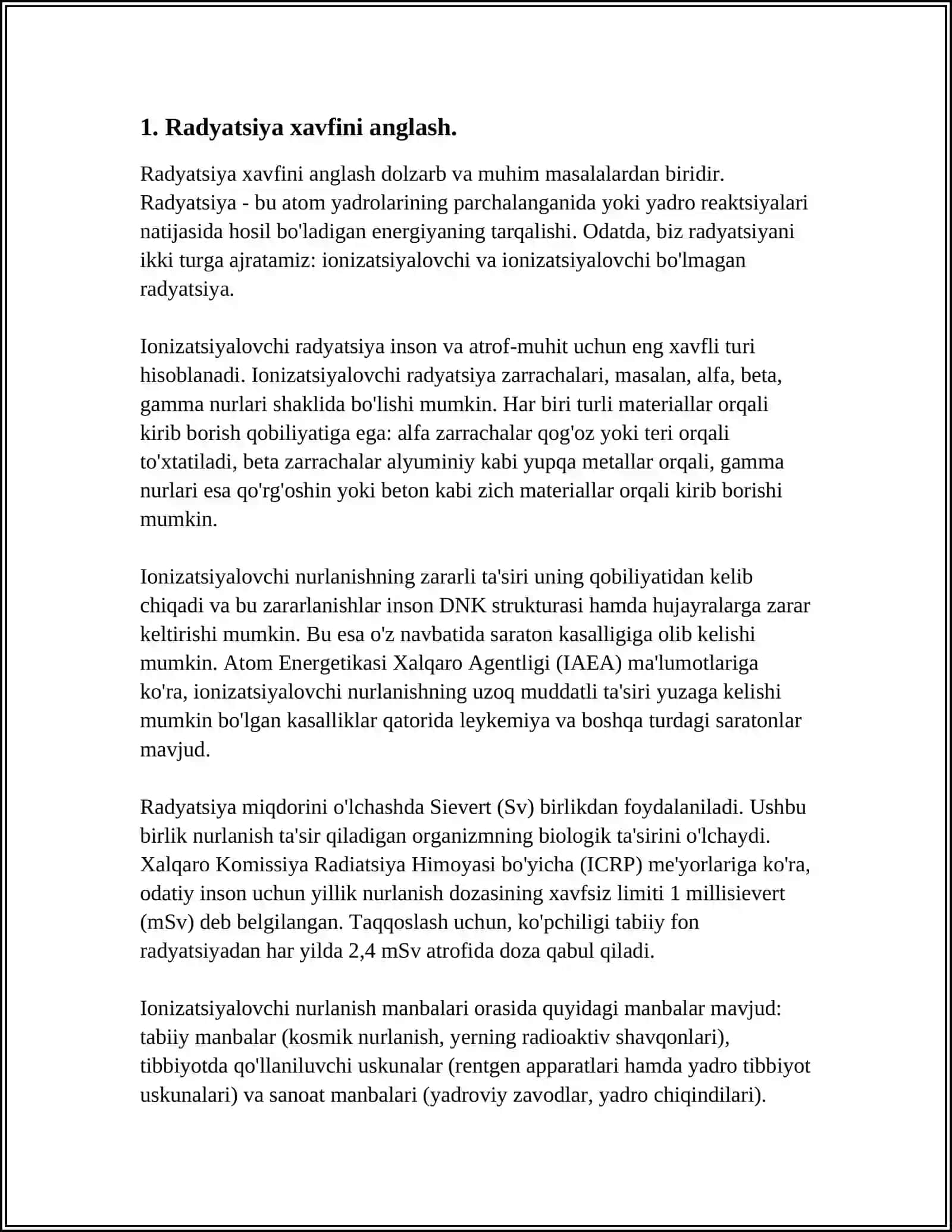 RATSIONAL INSHOATIDAGI NURLASHNISHDAN FOYDALANUVCHINI HIMOYALASH SHAXSIY HIMOYA VOSITALARINI QO‘LLASH 3