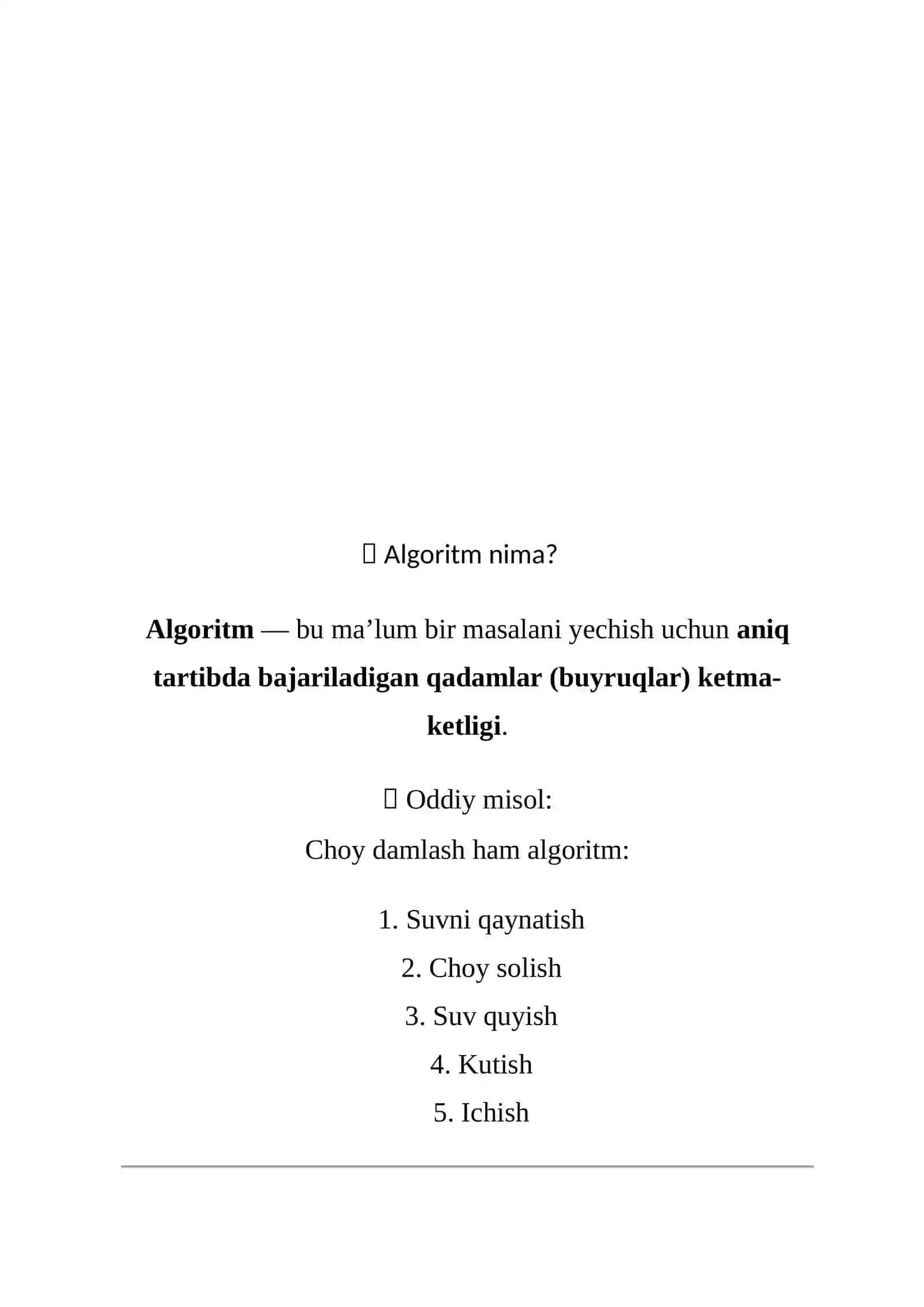 Algoritmlar 3