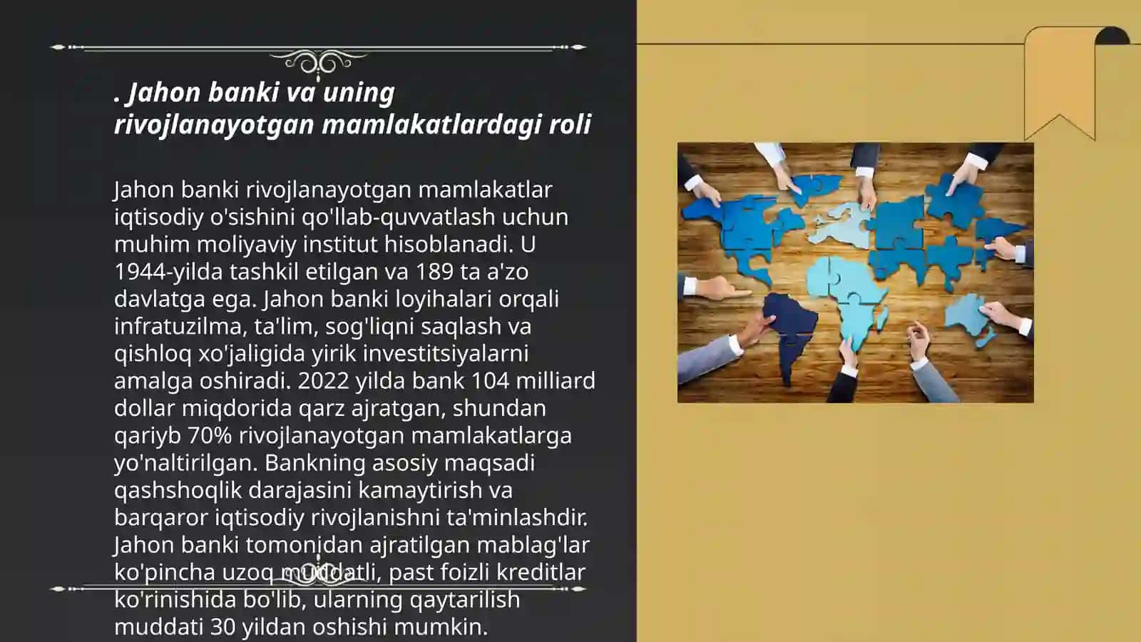 Jahonning yirik iqtisodiy tashkilotlari va ularning roli 3