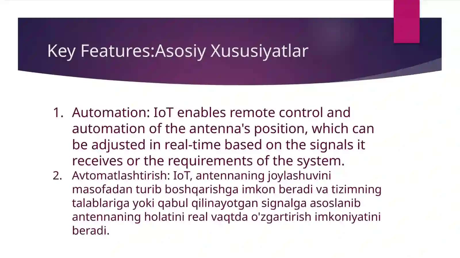 Antenna Positioning System Using IoT 3