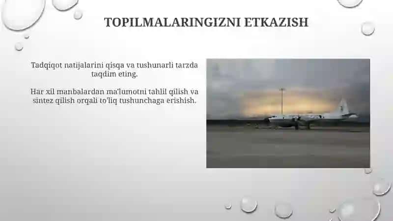 Maxsus adabiyotlar va ilmiy tadqiqot ishlarini o‘rganish va tahlil qilish 3