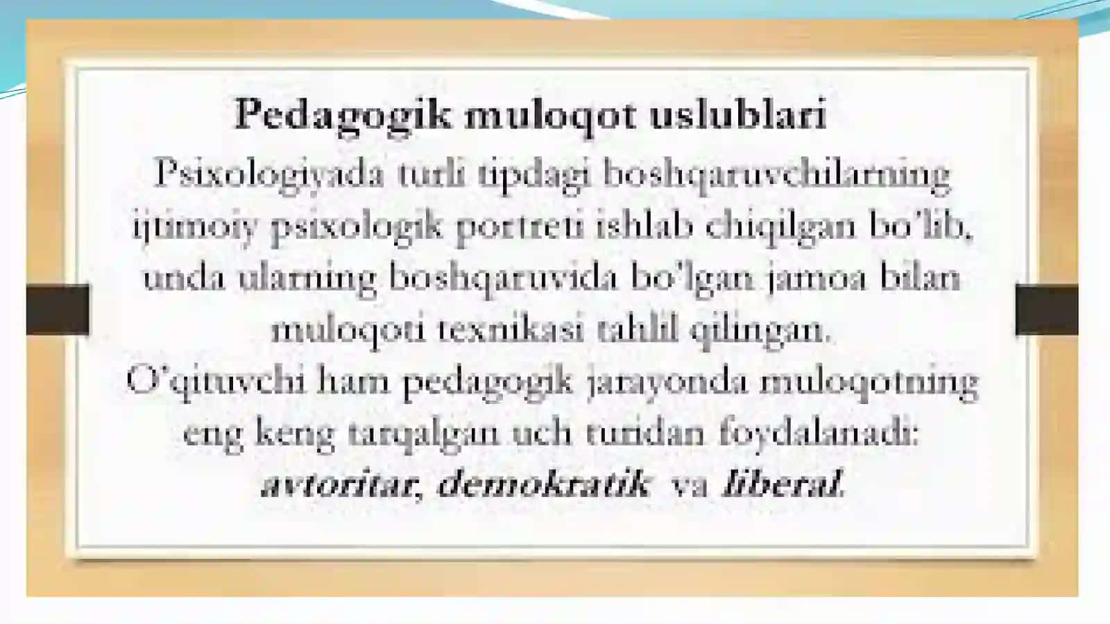 O’qituvchi-talaba tizimi dagi munosabatlar axloqi 3