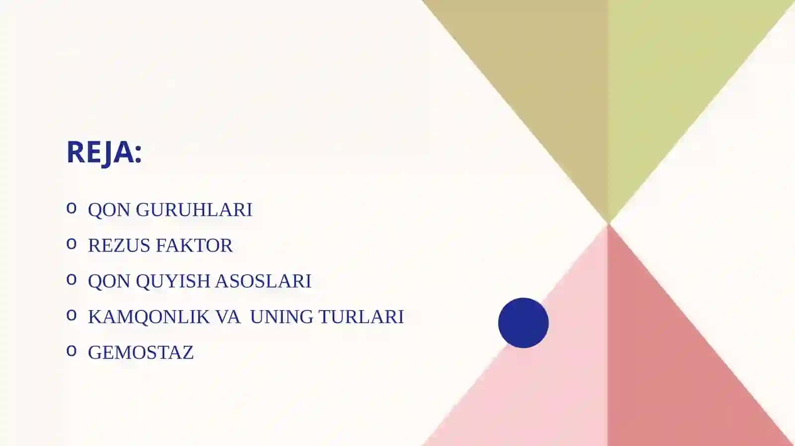 Qon guruhlari rezus Faktor kamqonlik tasnifi 3