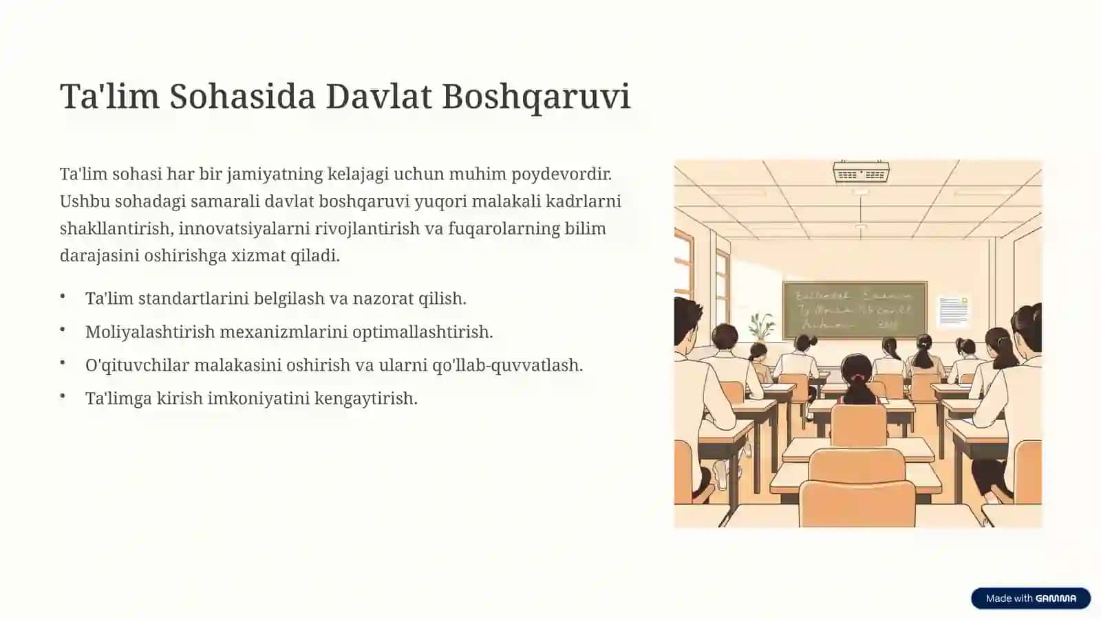 Ta'lim va Sog'liqni Saqlashda Davlat Boshqaruvi 3