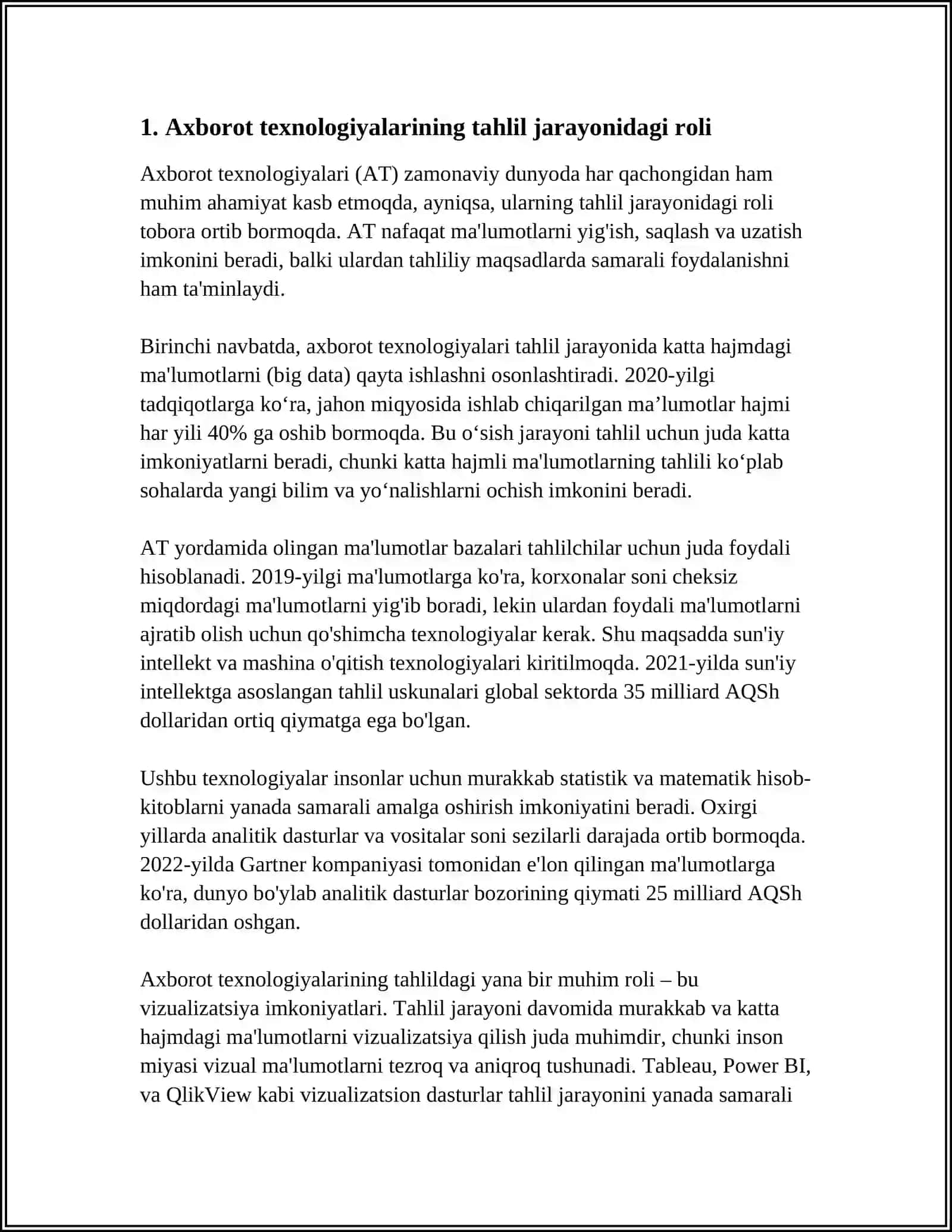 TADQIQOD VA LOYIHALASHDA AXBOROT TEXNALOGIYALARI 3