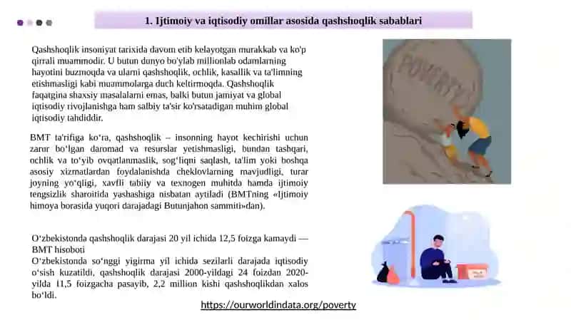 Qashshoqlikning kelib chiqish sabablari 3