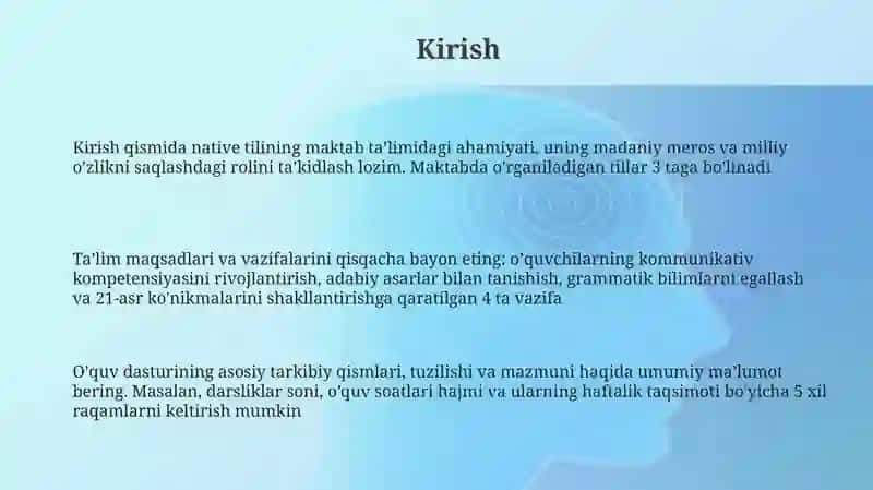 Maktab ta'limida ona tili fanidan o‘quv dasturi tahlili 3