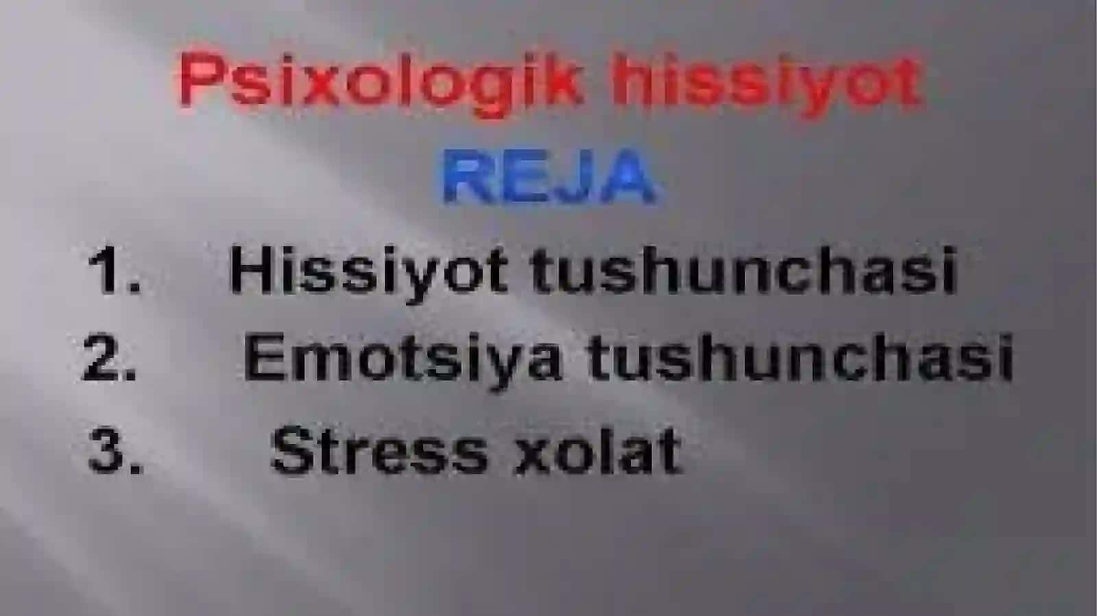 GʻAFUROVA GULLOLAning Psixologiya fanidan tayyorlagan operesentatsiyasi 3