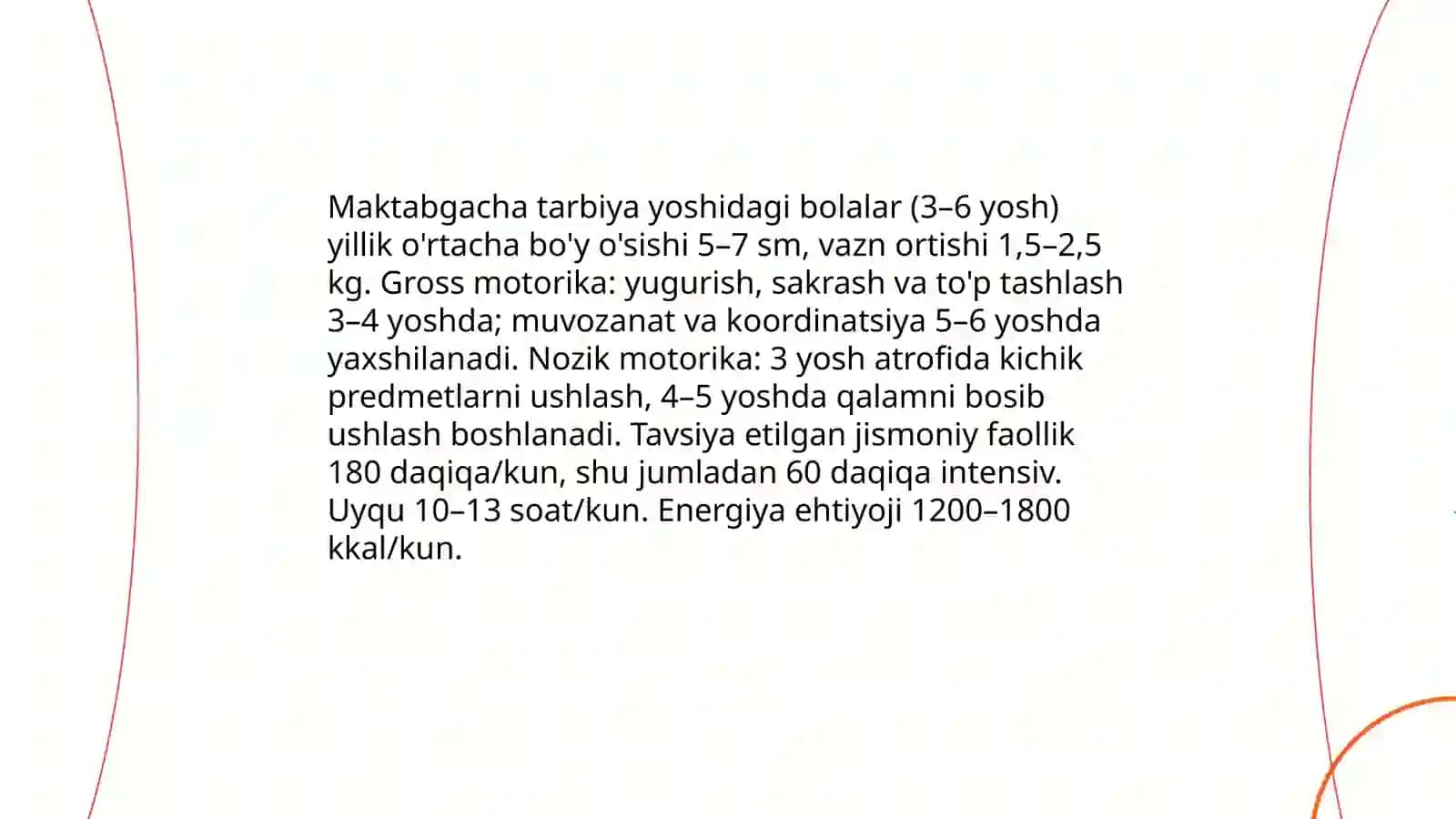 Maktabgacha tarbiya yoshi 3
