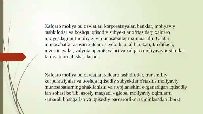 Xalqaro moliyaning iqtisodiy mohiyati, funksiya va rivojlanish omillari 3