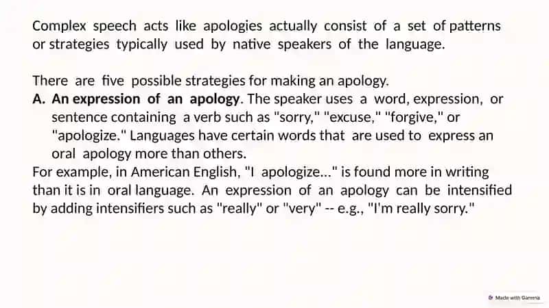 American English Apologies 3