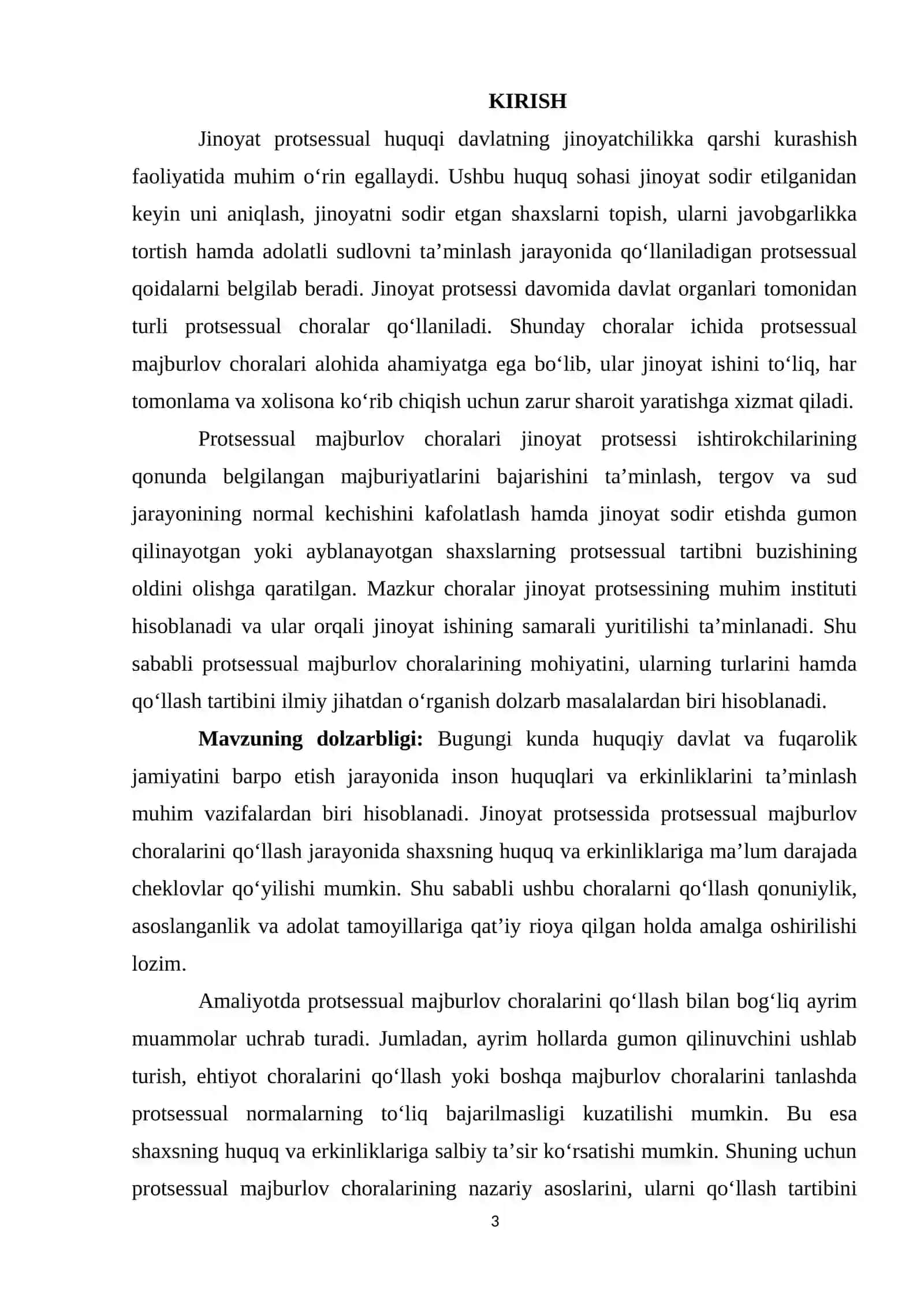 JINOYAT PROTSESSUAL HUQUQI – HUQUQ TARMOG‘I SIFATIDA 3