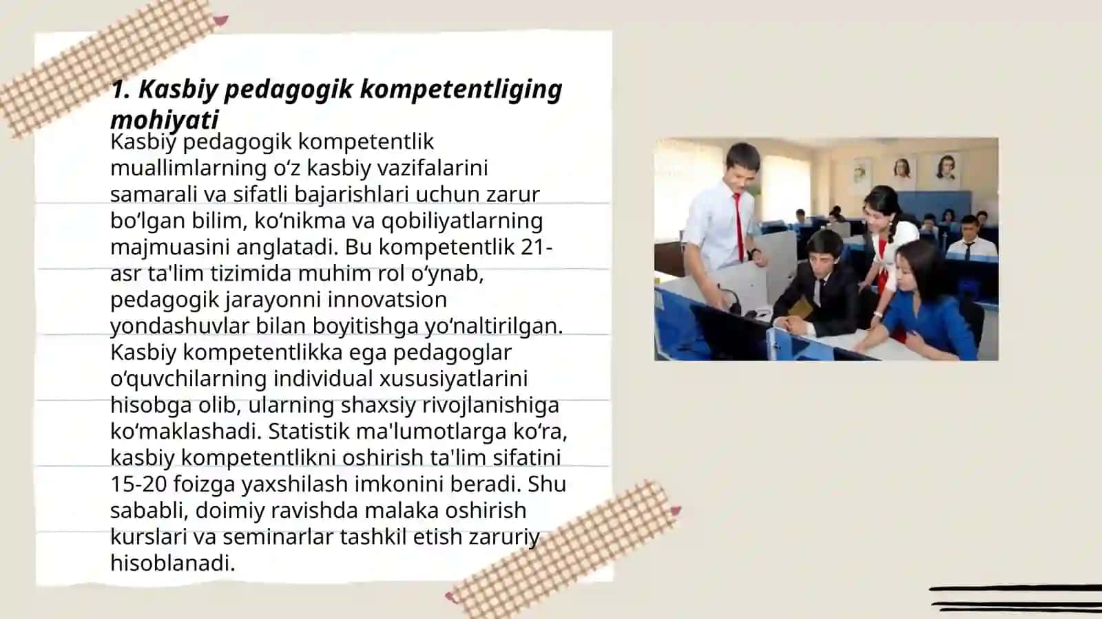 Uzluksiz talim tizmida kasbiy pedagogik kampitetlikni shakllantirish 3