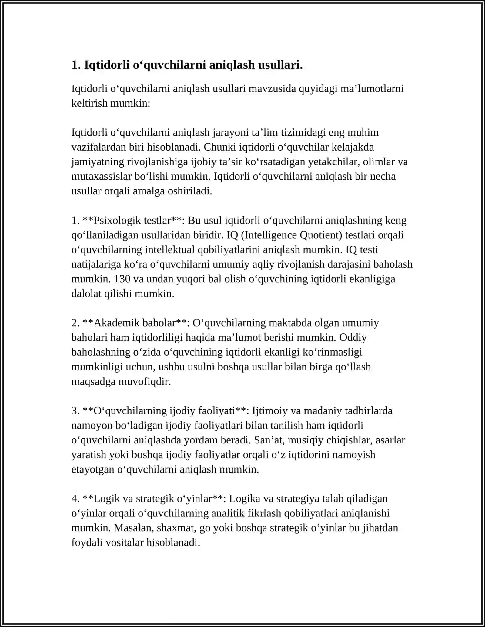 BOSHLANGʻICH SINFDA MATEMATIKADAN IQTIDORLI OʻQUVCHILAR BILAN ISHLASH 3