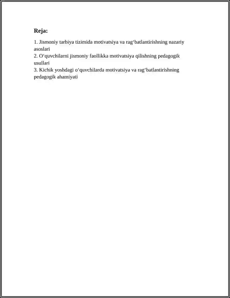 Jismoniy tarbiya tizimida motivatsiya va ragʻbatlantirishning nazariy asoslari 3
