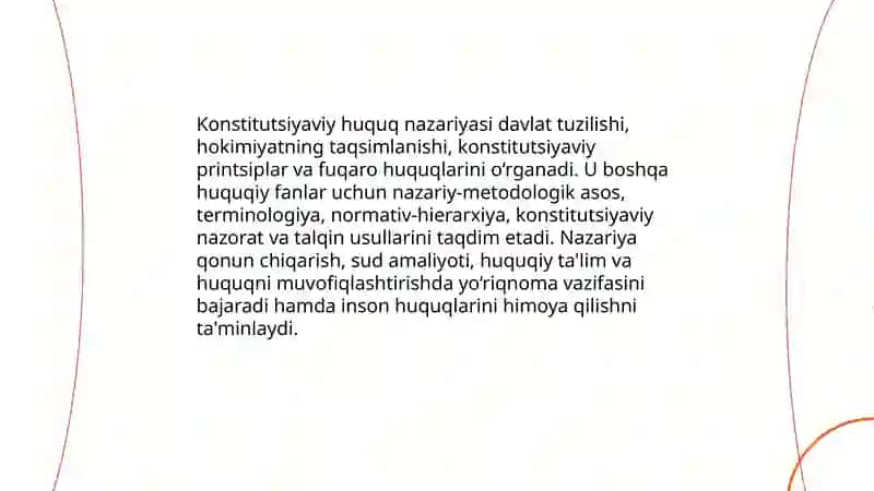 Konstitutsiyaviy huquq fanining asosiy vazifalari 3
