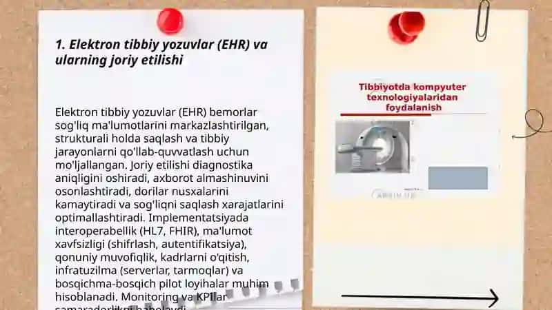 Tibbiyotni raqamlashtirish 3