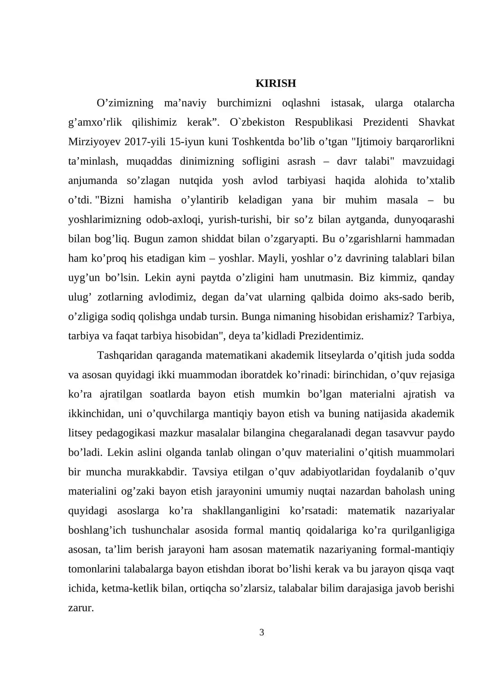 Irratsional tenglamalarni 3