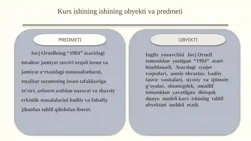 Jorj Oruellning “1894” asaridagi g‘oyalarning bugungi kun uchun ahamiyati 3