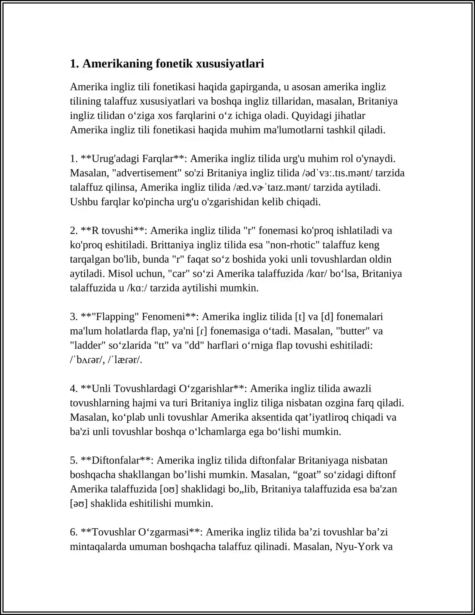 AMERIKA DESKREPTIV LENGVISTIKASI 3