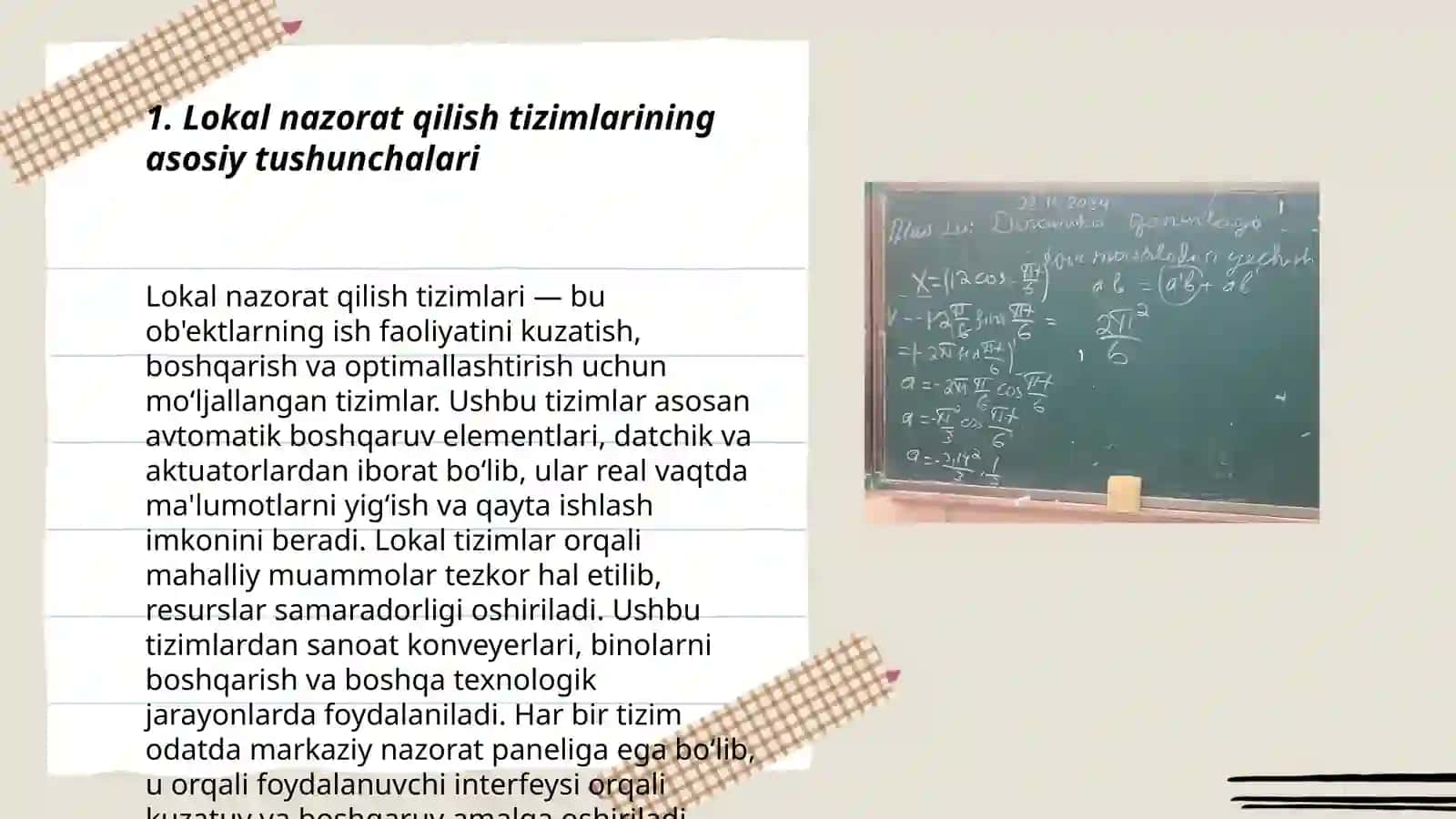 Lokal nazorat qilish va masofadan turib nazorat qilish tizimlarining strukturaviy sxemalarini tuzish, ularning xususiyatlarini o'rganish Sochiluvchan moddalar va donador buyumlarning miqdorini o'lchash 3