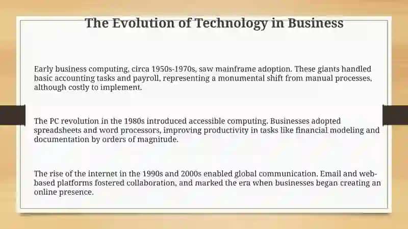The Evolution of Technology in Business 3
