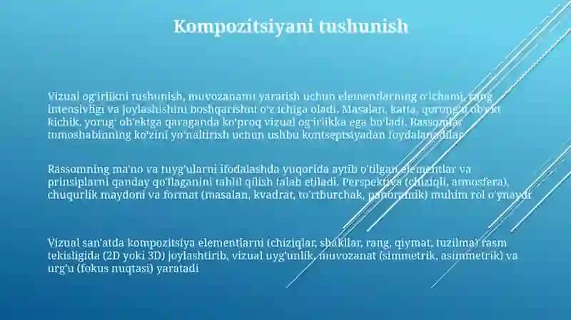 Tasviriy faoliyat turlari 3