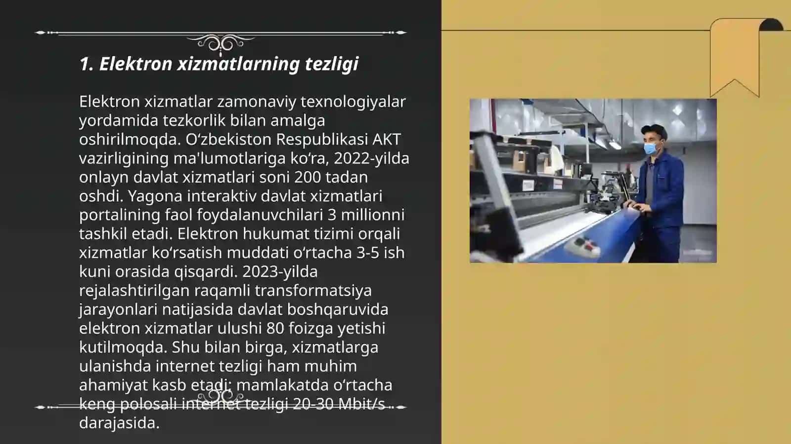 Elektron xizmatlarning afzalligi va kamchiliklari 3