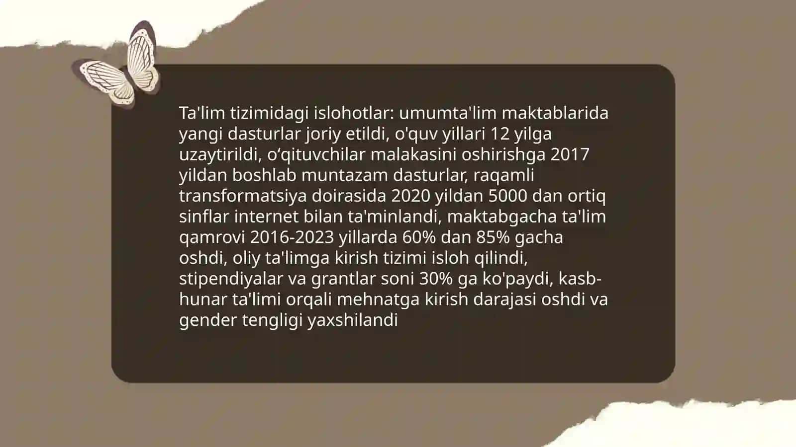 Ta'lim tizimidagi islohotlar 3