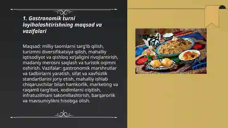 Mamlakatimizda gastronomik turni loyixalash 3