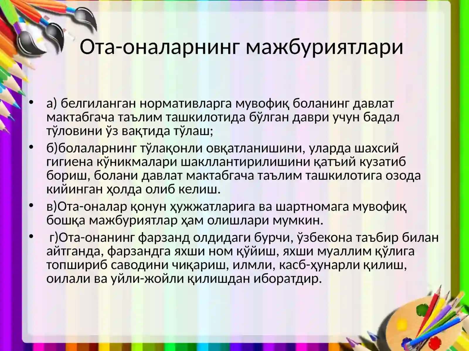 Ота-оналар билан хамкорлик ишлари 3