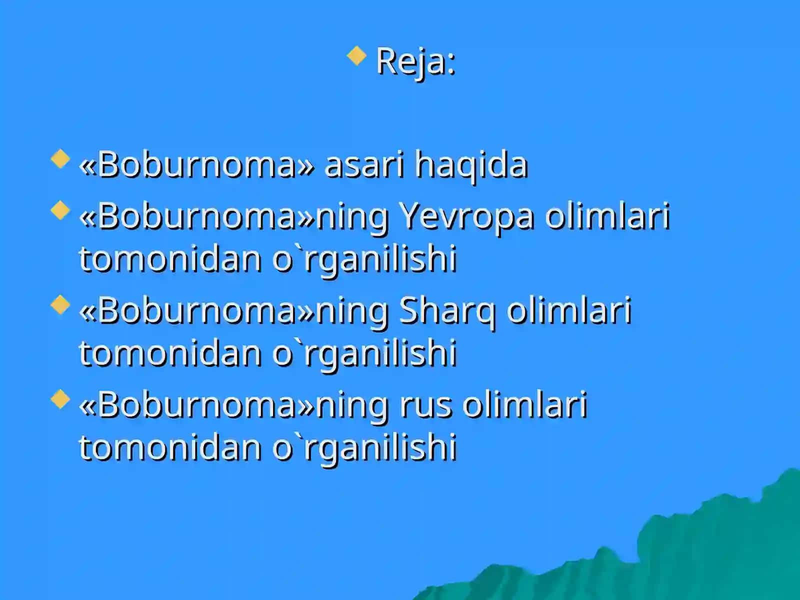O'zbek tilining II kursi 3