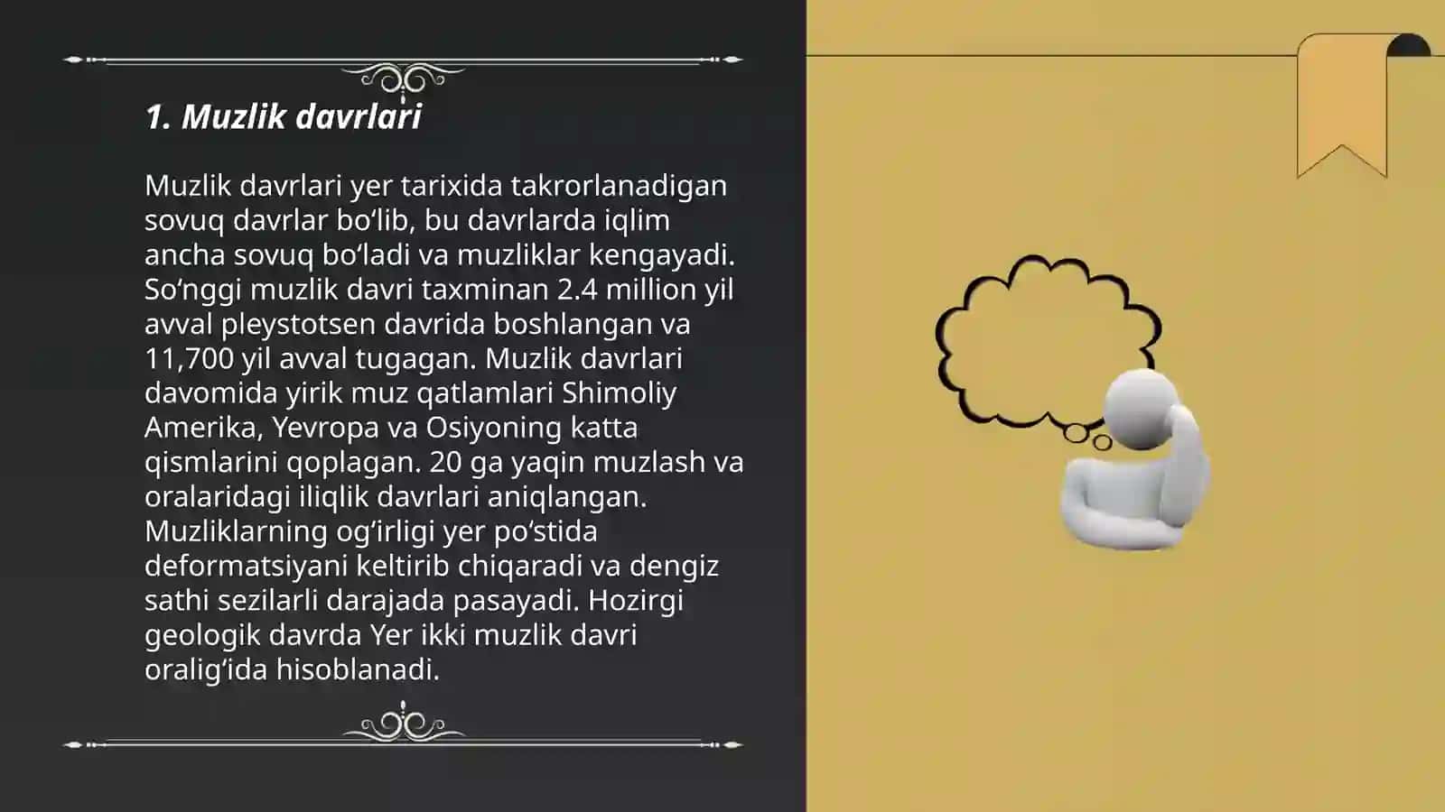 Muzlik davrlari 3