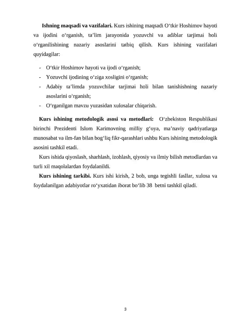Ta’lim bosqichlarida Oʻtkir Hoshimov hayoti va ijodini oʻrganish usullari 3
