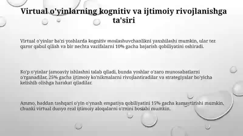 Virtualo'yinlarningyoshlarongigata'siri 3