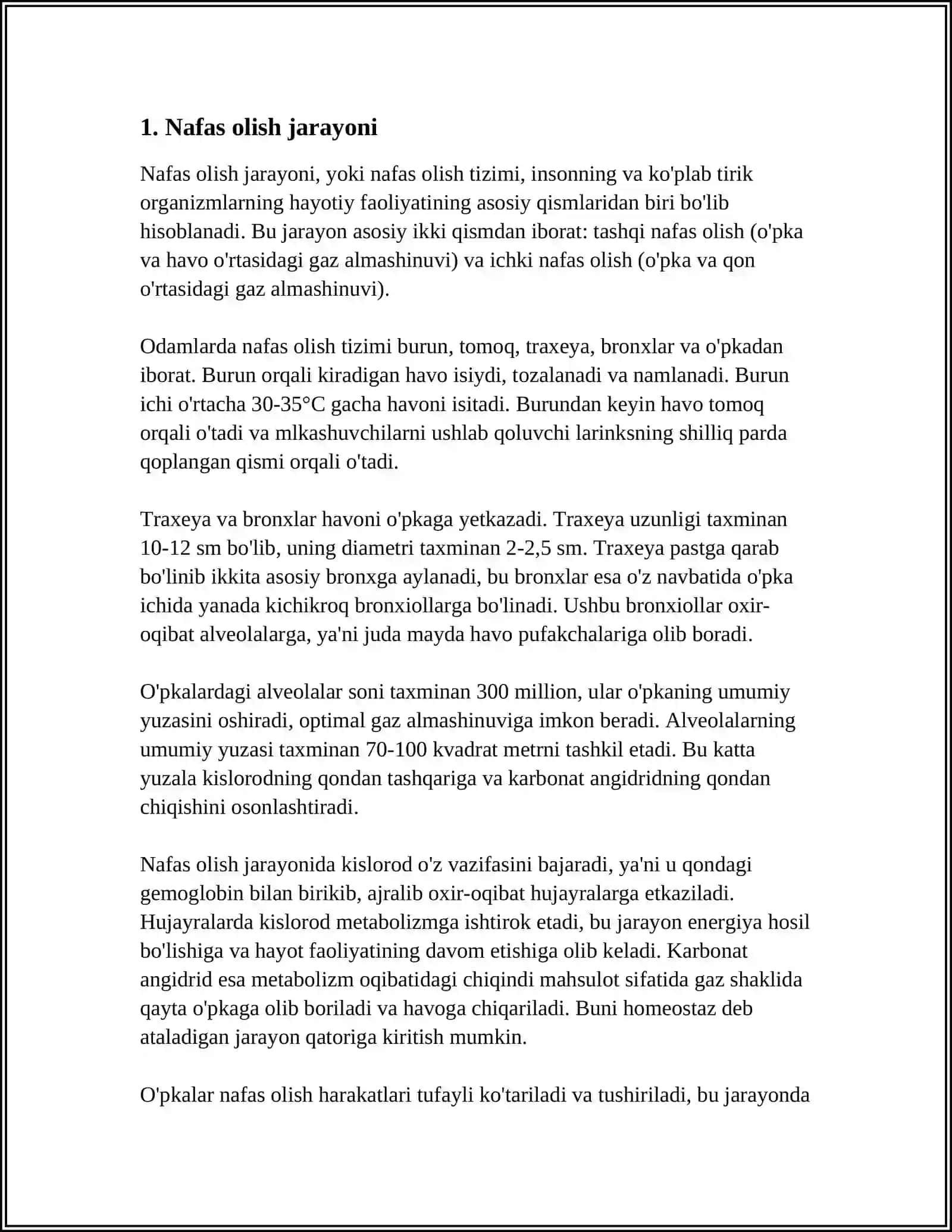 NAFASNI IDORA ETILISHI 3