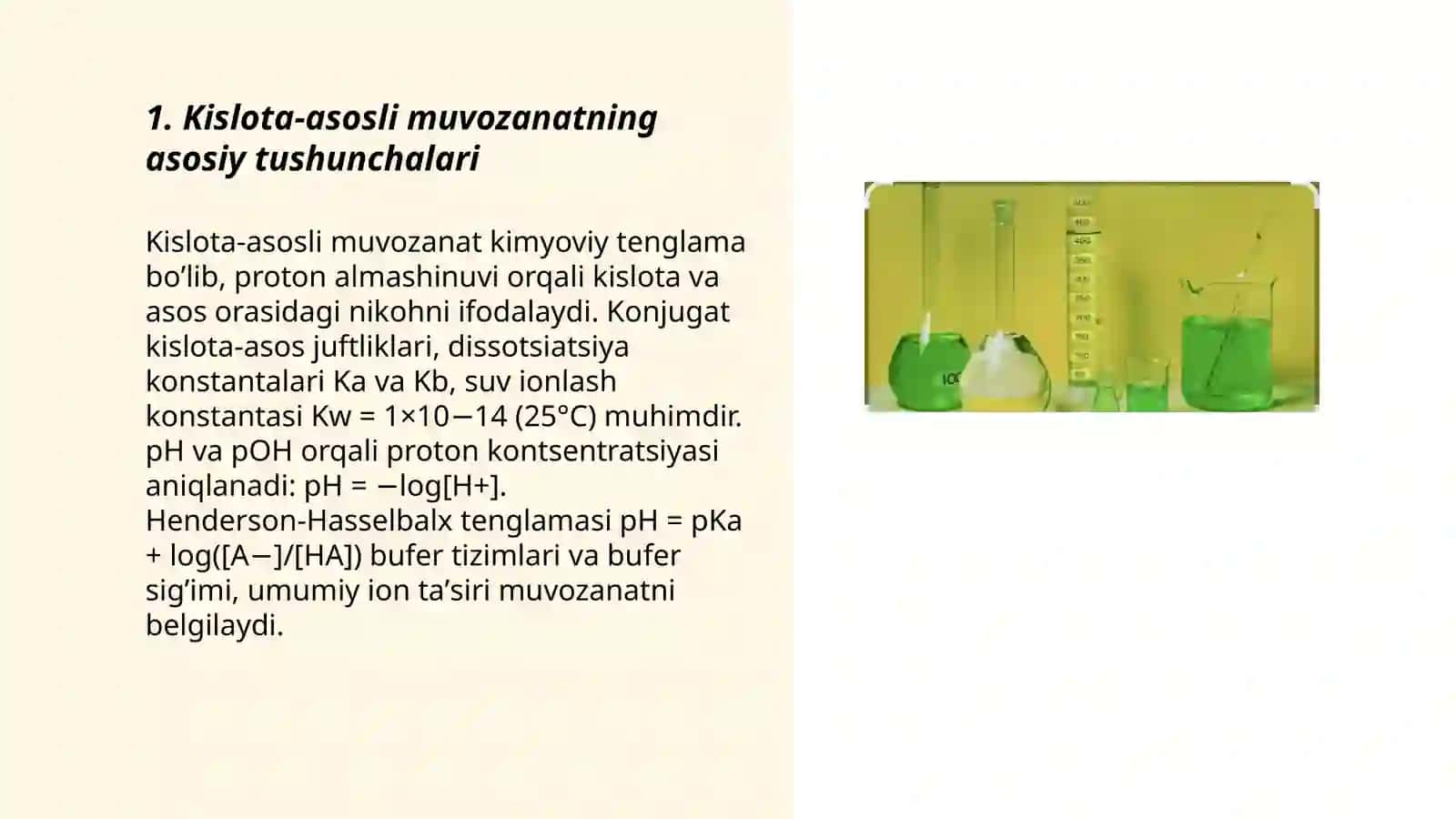 Kislota-asosli muvozanat.Bufer sistemalar 3